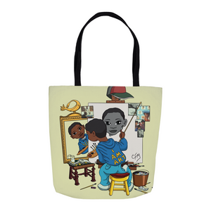 "I AM ART" Tote Bags