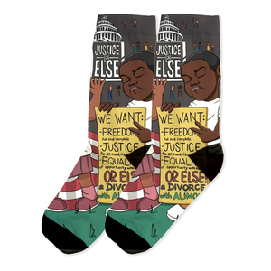 "We Want Justice ..."Socks